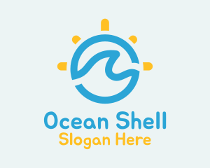 Ocean Sun Holiday logo design