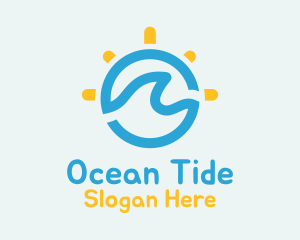 Ocean Sun Holiday logo design