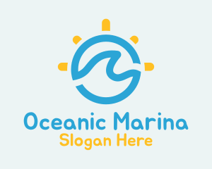 Ocean Sun Holiday logo design