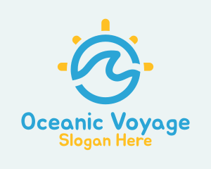 Ocean Sun Holiday logo design