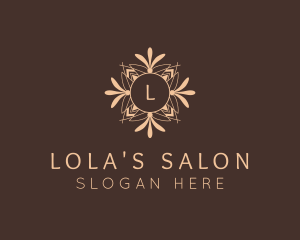 Flower Beauty Stylist Salon logo design