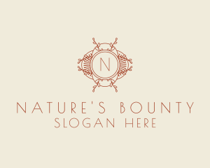 Natural Herb Wreath logo design