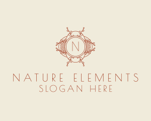 Natural Herb Wreath logo design