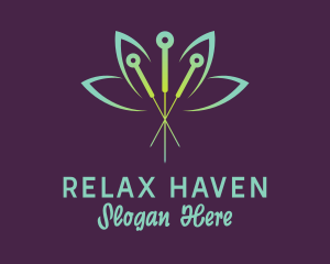 Lotus Acupuncture Relaxation logo design