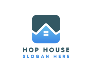 Square House App logo design