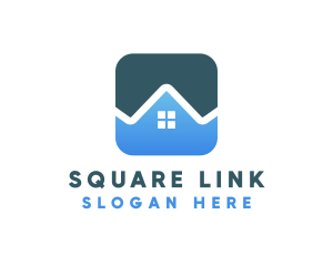 Square House App logo design