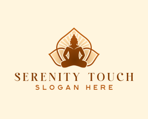 Wellness Lotus Buddha logo