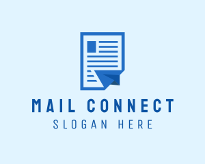 Air Mail Document logo design