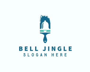 Bell Paint Brush logo design