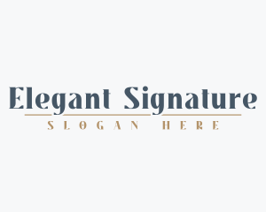 Elegant Luxury Business logo design