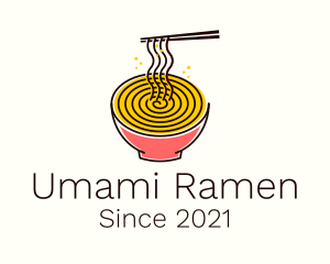 Noodle Swirl Bowl  logo design