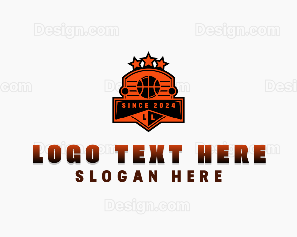 Basketball Sports League Logo