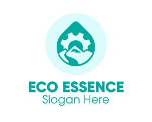 Eco Water Industry logo design