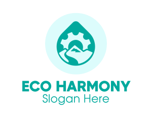 Eco Water Industry logo design