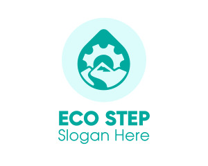 Eco Water Industry logo design