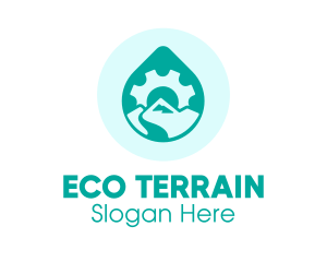 Eco Water Industry logo design