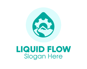 Eco Water Industry logo design