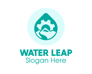 Eco Water Industry logo design