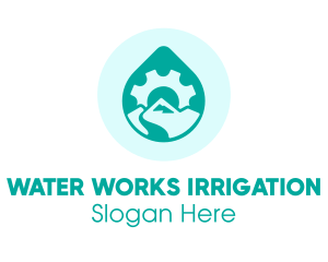 Eco Water Industry logo design