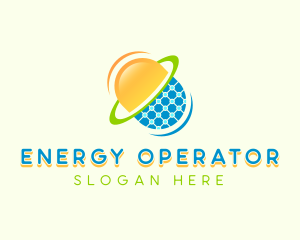 Energy Solar Panel logo design