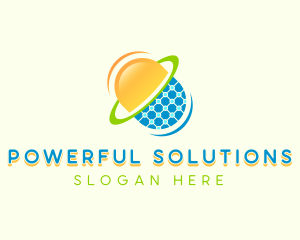 Energy Solar Panel logo design