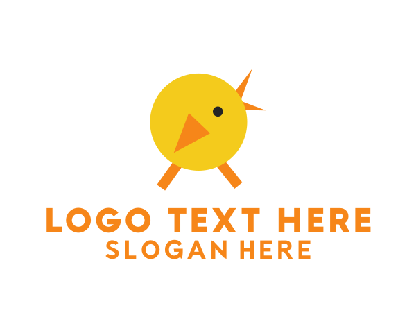 Orange And Yellow logo example 1