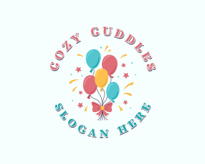 Birthday Party Balloons  Logo