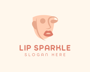 Cosmetics Deconstructed Face logo design