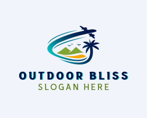 Beach Resort Travel logo design