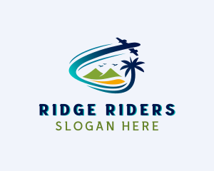 Beach Resort Travel logo design