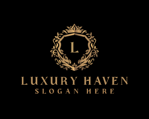 Luxury Crown Crest logo design