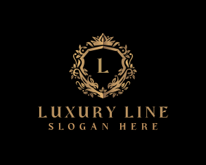 Luxury Crown Crest logo design