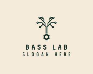 Biotech Research Gear logo design