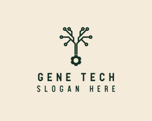 Biotech Research Gear logo design