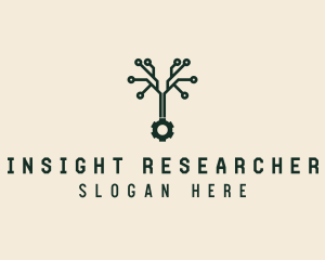 Biotech Research Gear logo design