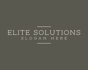 Elegant Consulting Business logo design