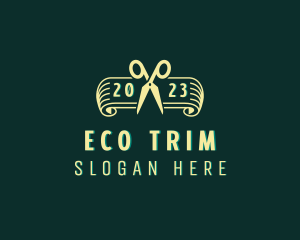 Eco Gardening Scissors  logo design