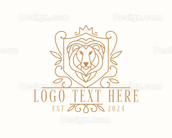 Elegant Regal Lion Logo