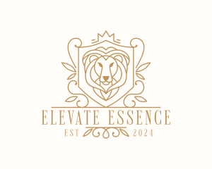 Elegant Regal Lion  logo
