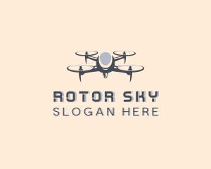 Flying Surveillance Camera logo design