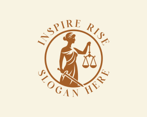 Female Justice Prosecutor logo