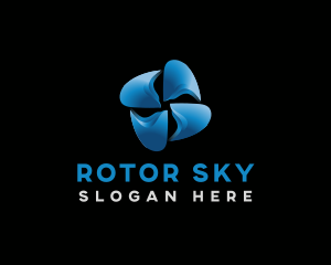 Fan Blade Rotor logo design