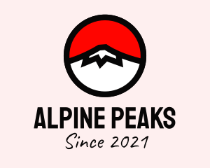 Japanese Mountain Peak logo design