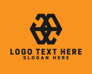 Brand - Modern Hexagon Company logo design