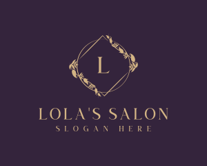 Organic Floral Salon logo design