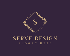 Organic Floral Salon logo design