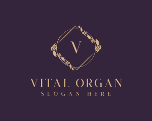 Organic Floral Salon logo design