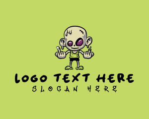 Bald Zombie Fuck logo