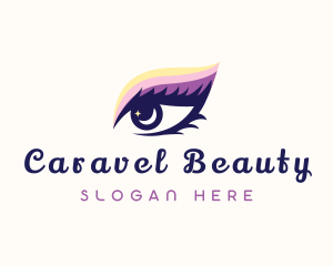 Beauty Makeup Eyelashes logo design