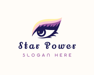 Beauty Makeup Eyelashes logo design